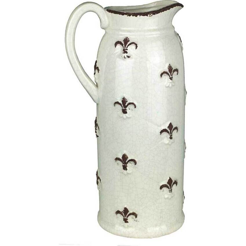 Jug FleurdeLys Tall