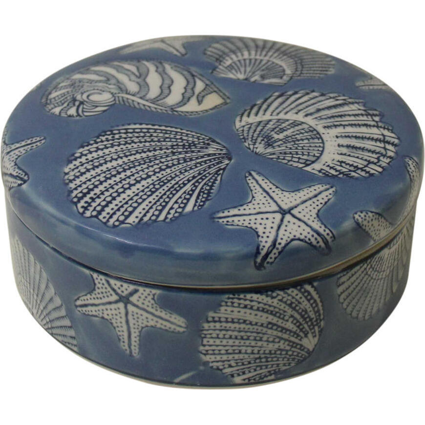 Sea Shells Round Box