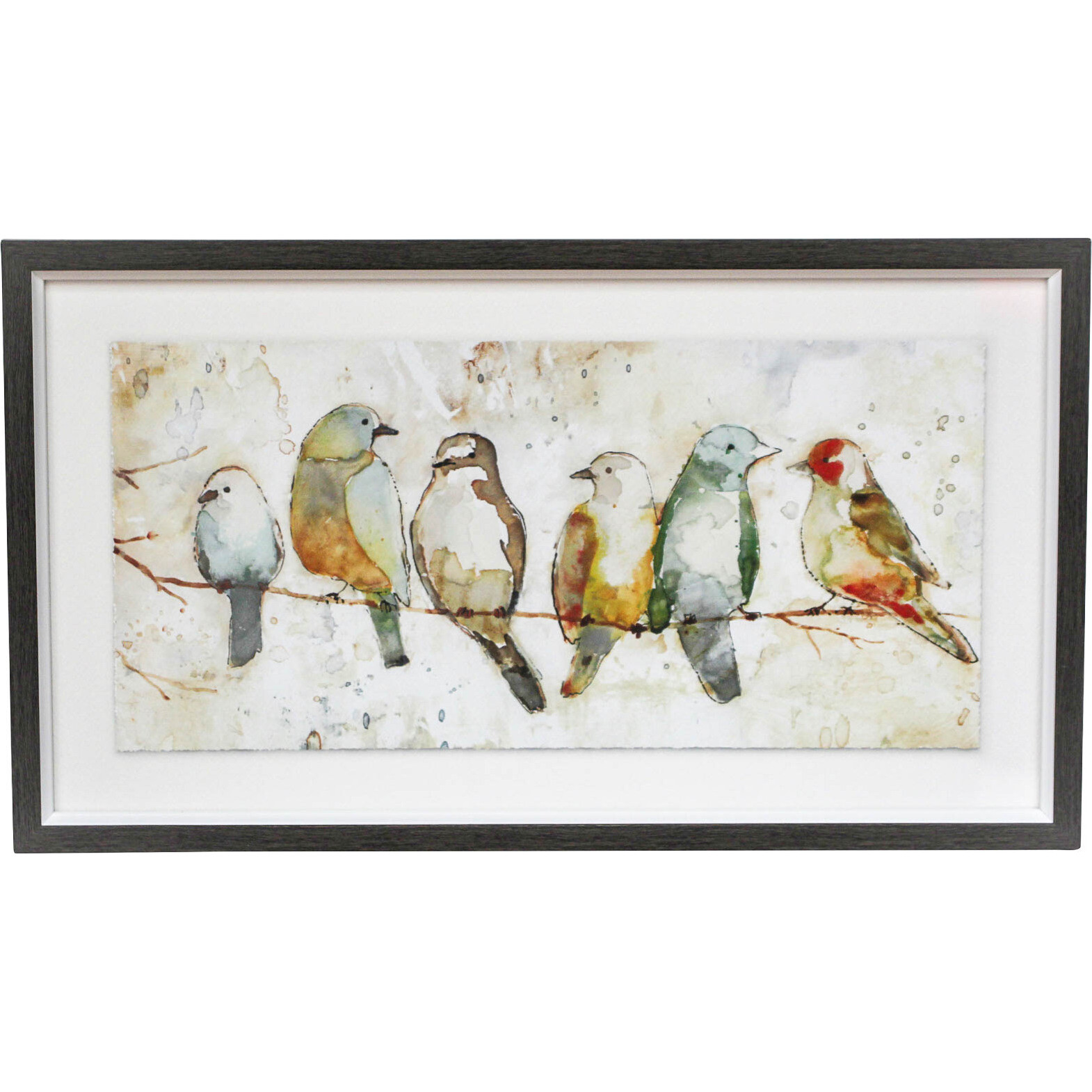 Framed Print Bird Chatter