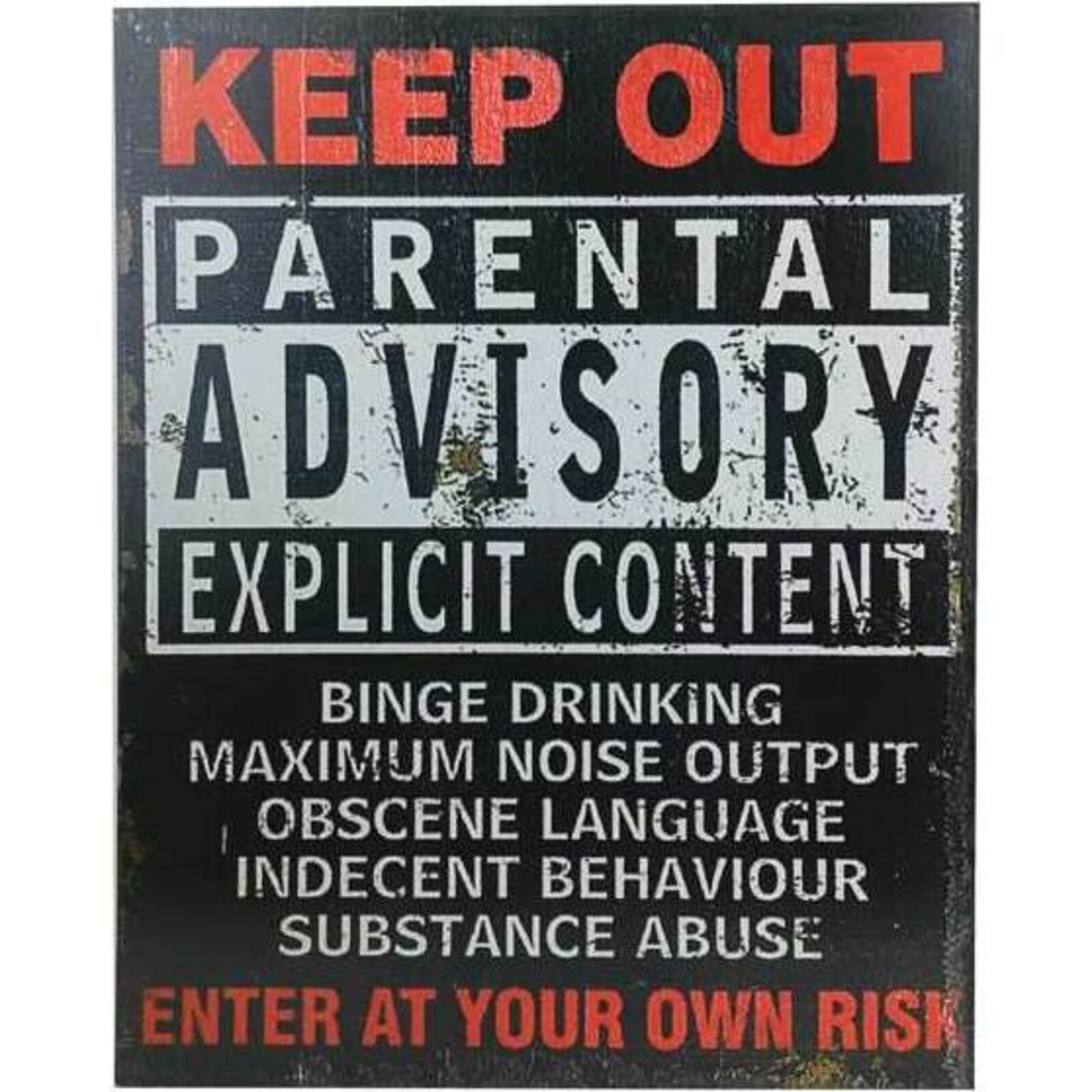 Sign Parental Advisory
