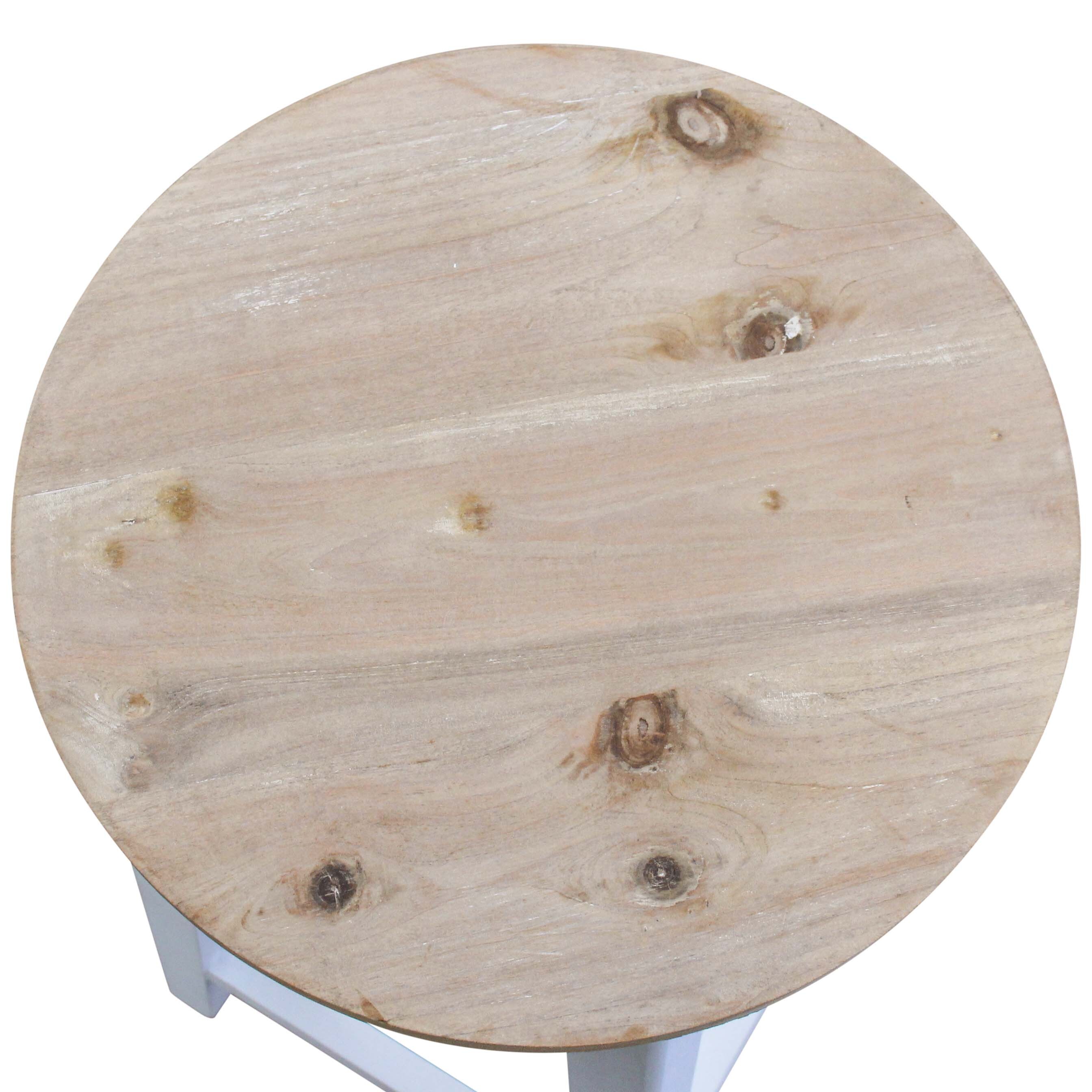 Stool Palmy White