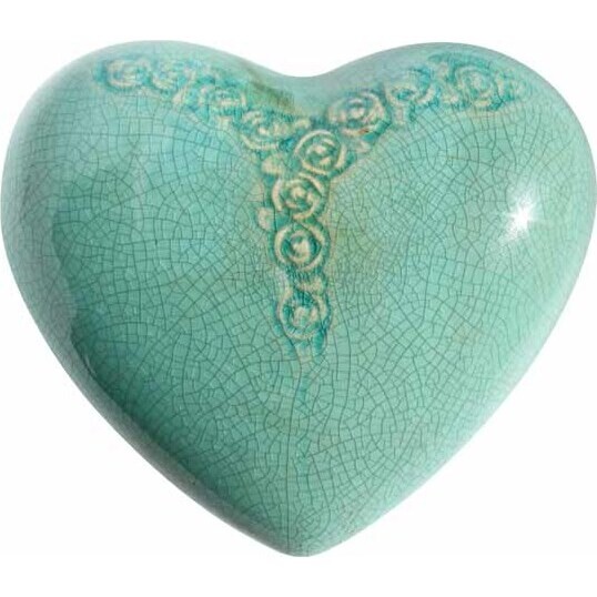 Rosebud Heart - Blue