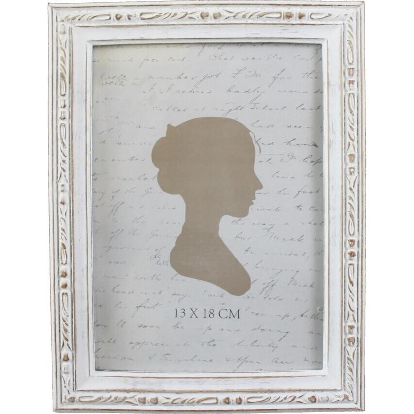 Frame Elegant French Whitewash Lrg