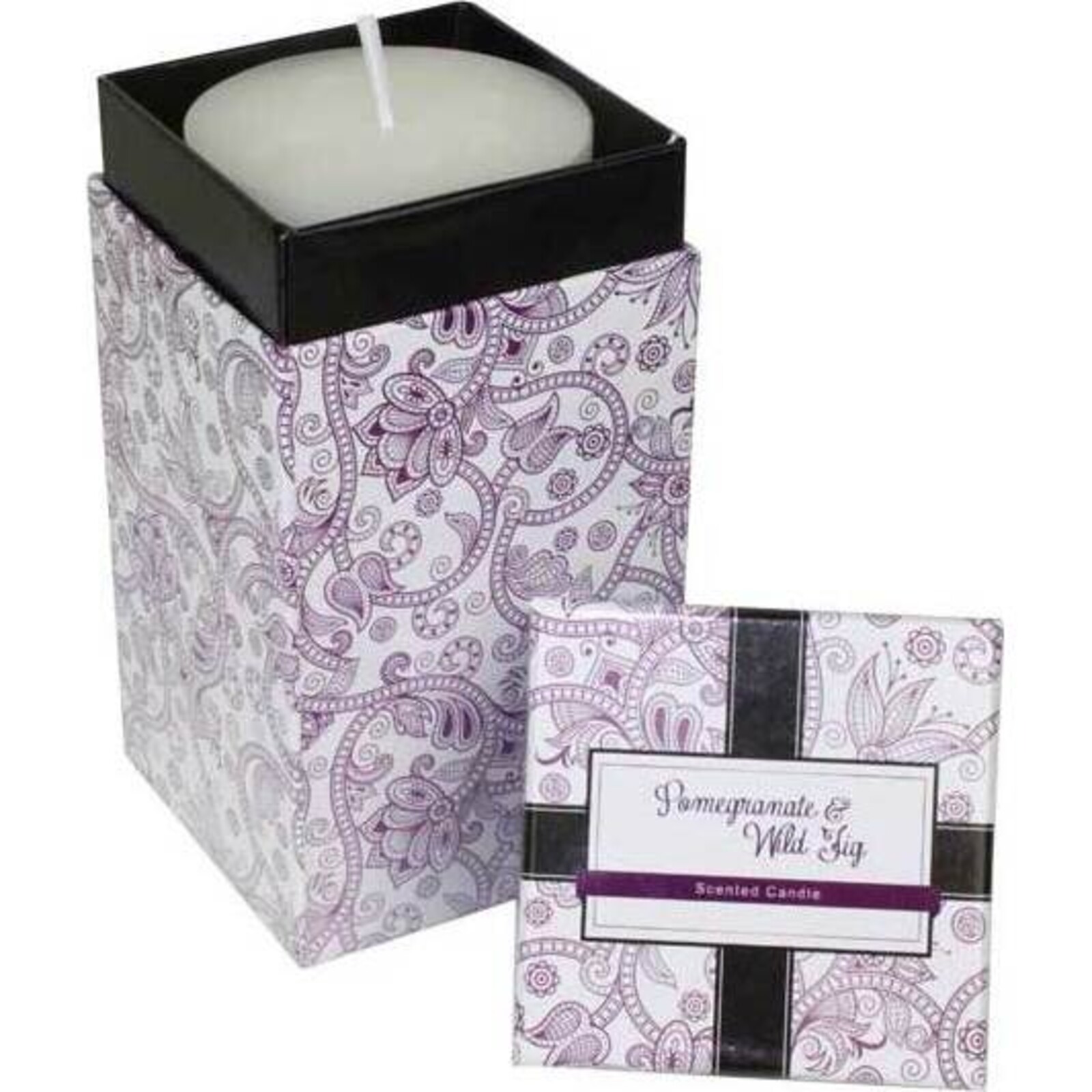 Pomegranate & Wild Fig Boxed Candle - 15cm