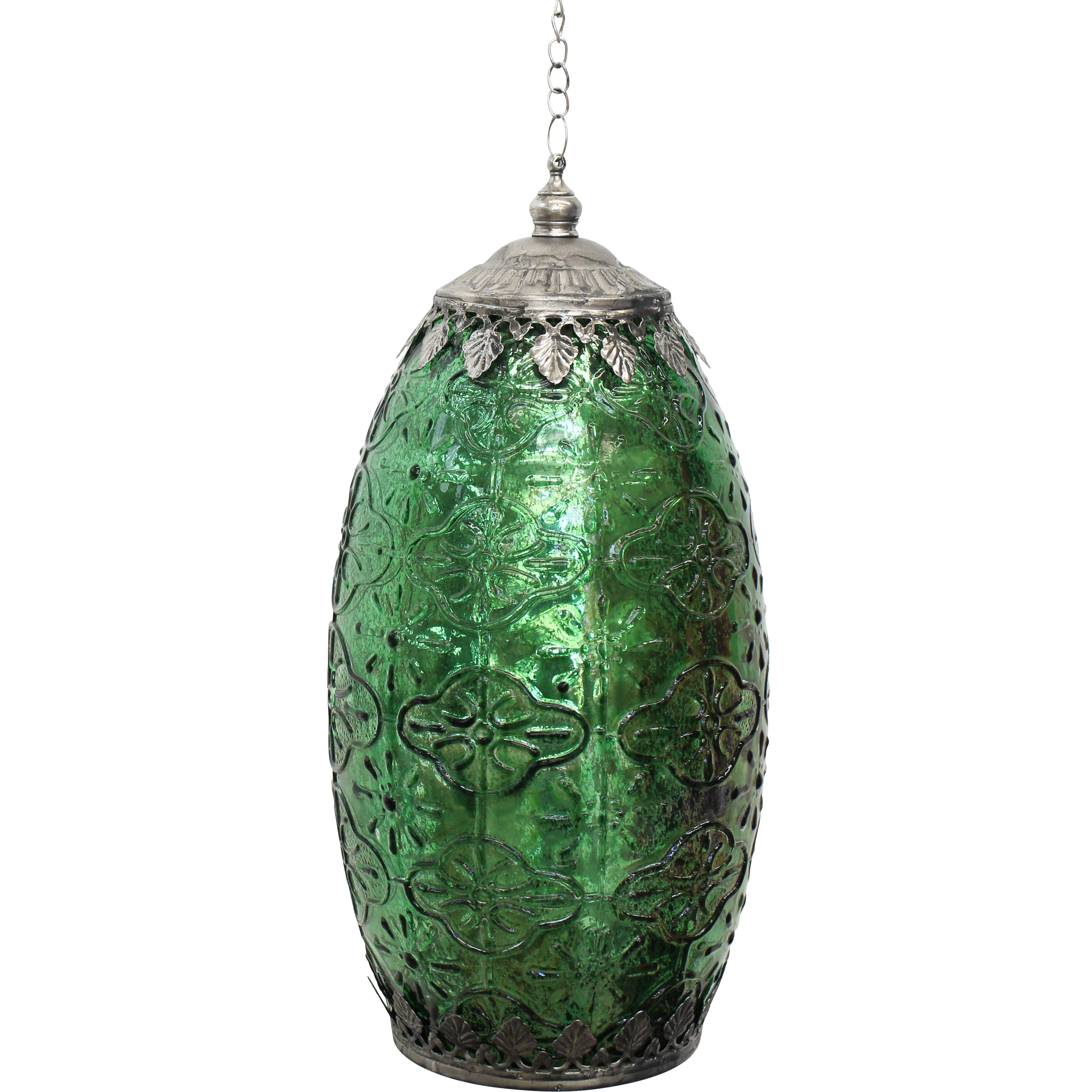 Lantern LED Tall Emerald