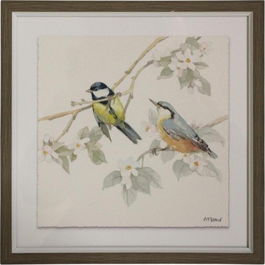 Framed Print Bird Talk 1