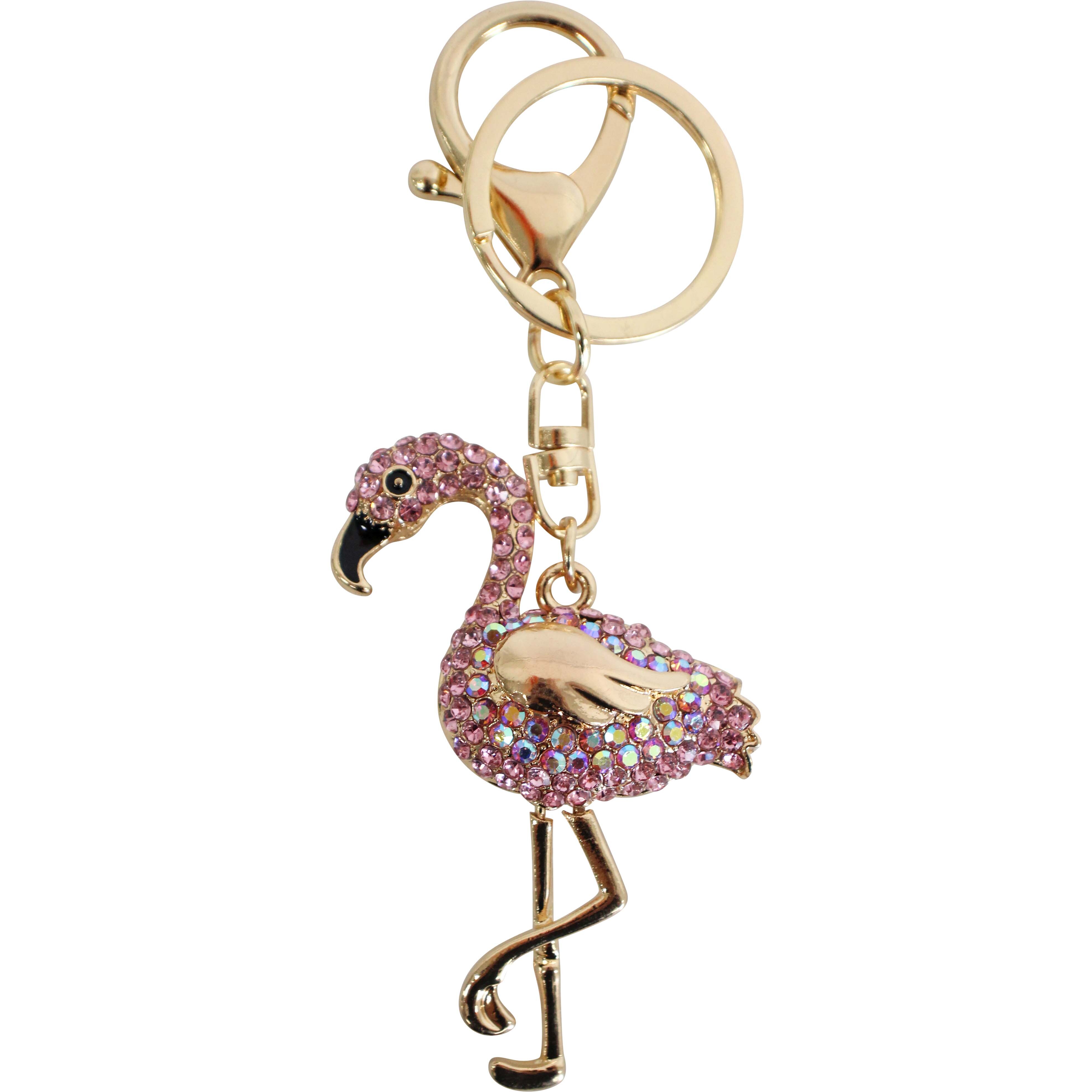 Keyring Flamingo Pink