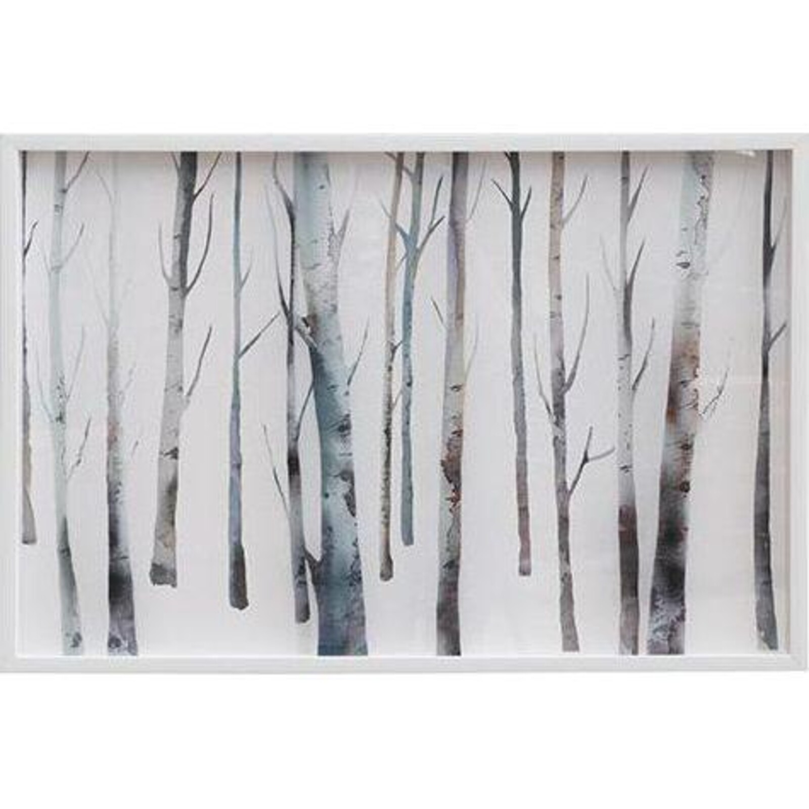 Framed Print Forest Grey