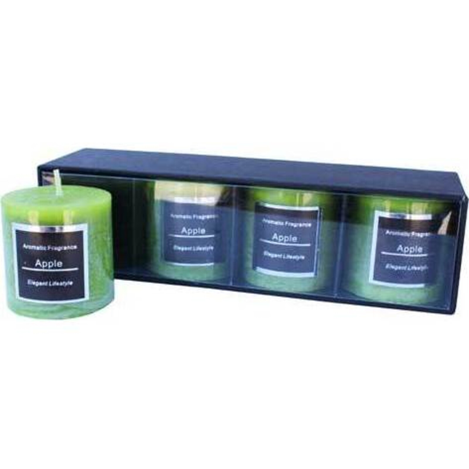 Aromatic Candle 4pc- Apple