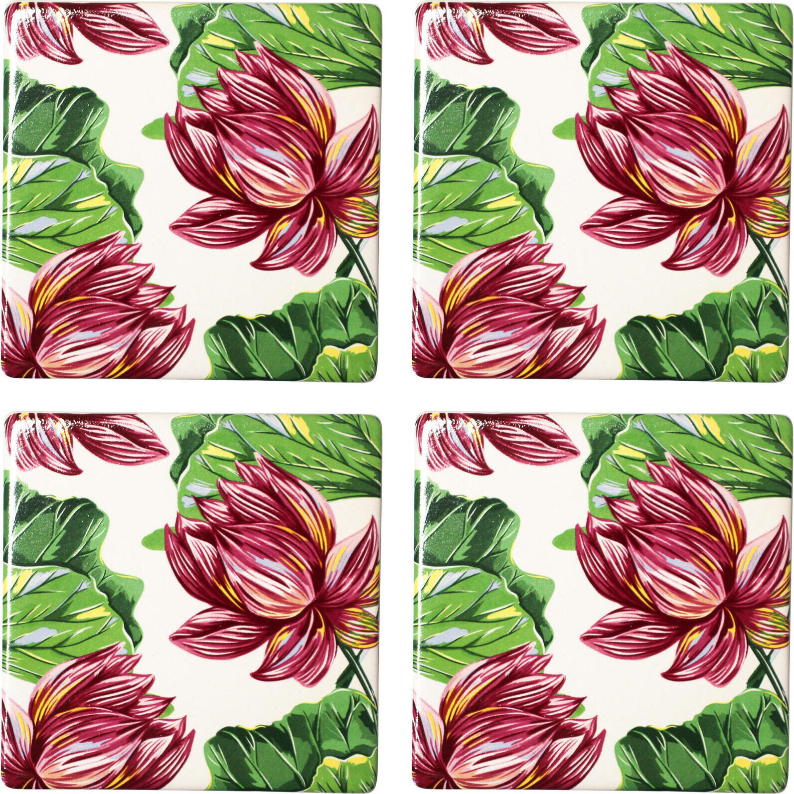 Coasters S/4 Lily