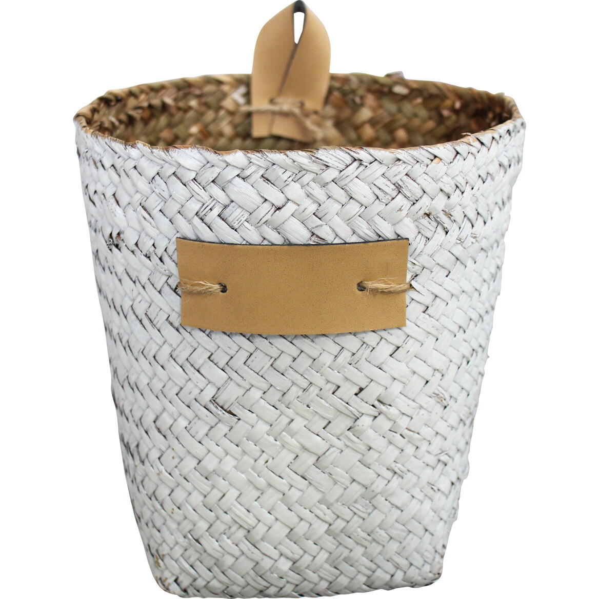 Woven Tidy/Planter White