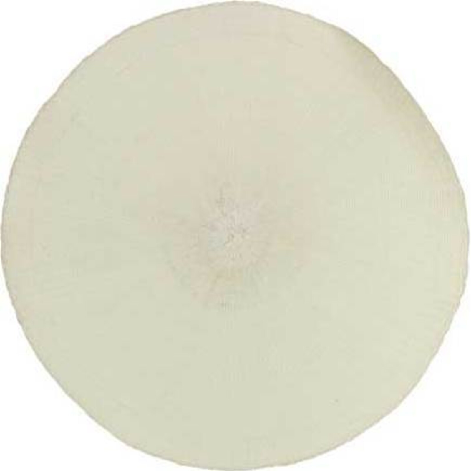 White  Circular Placemat