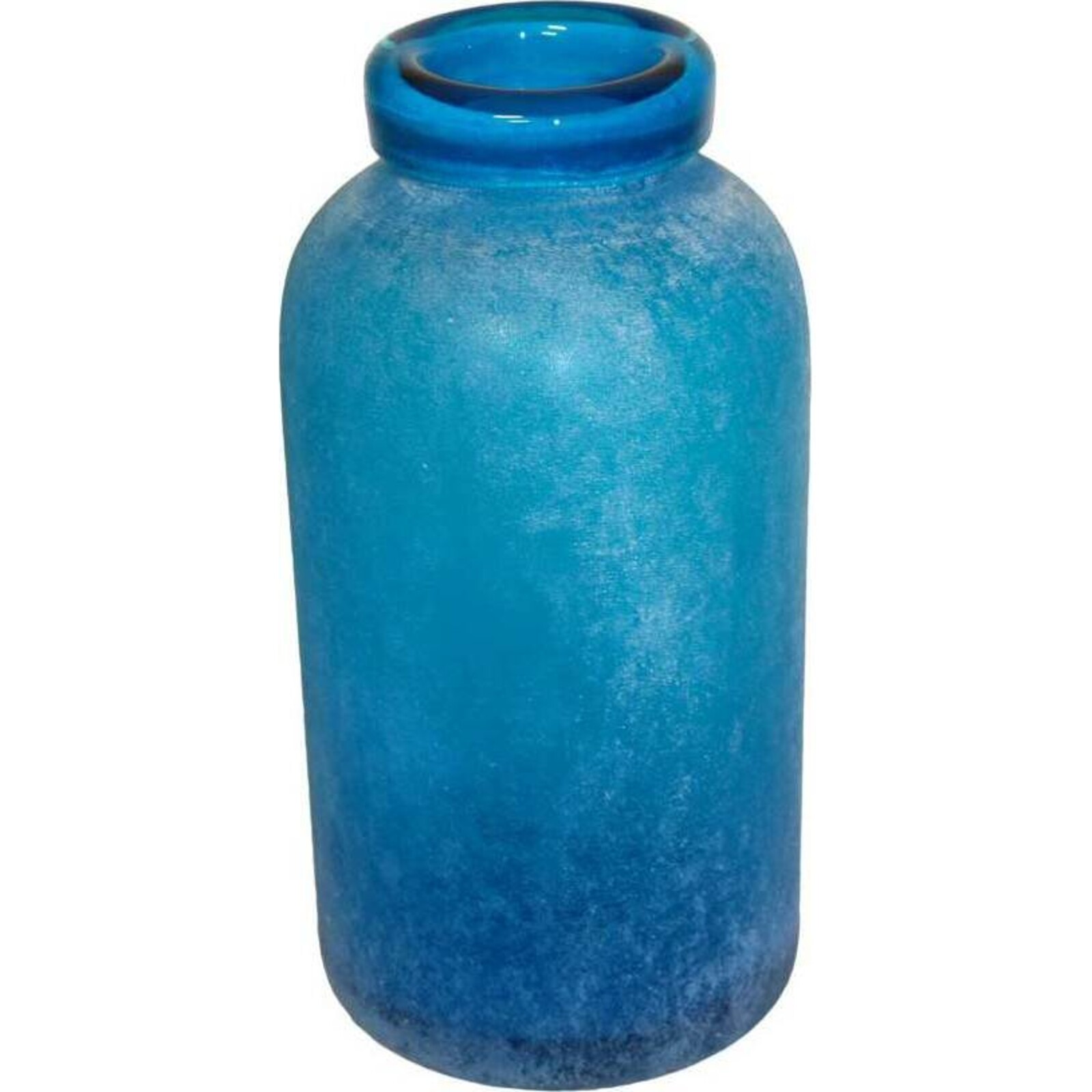 Glass Vase Coastal Medium