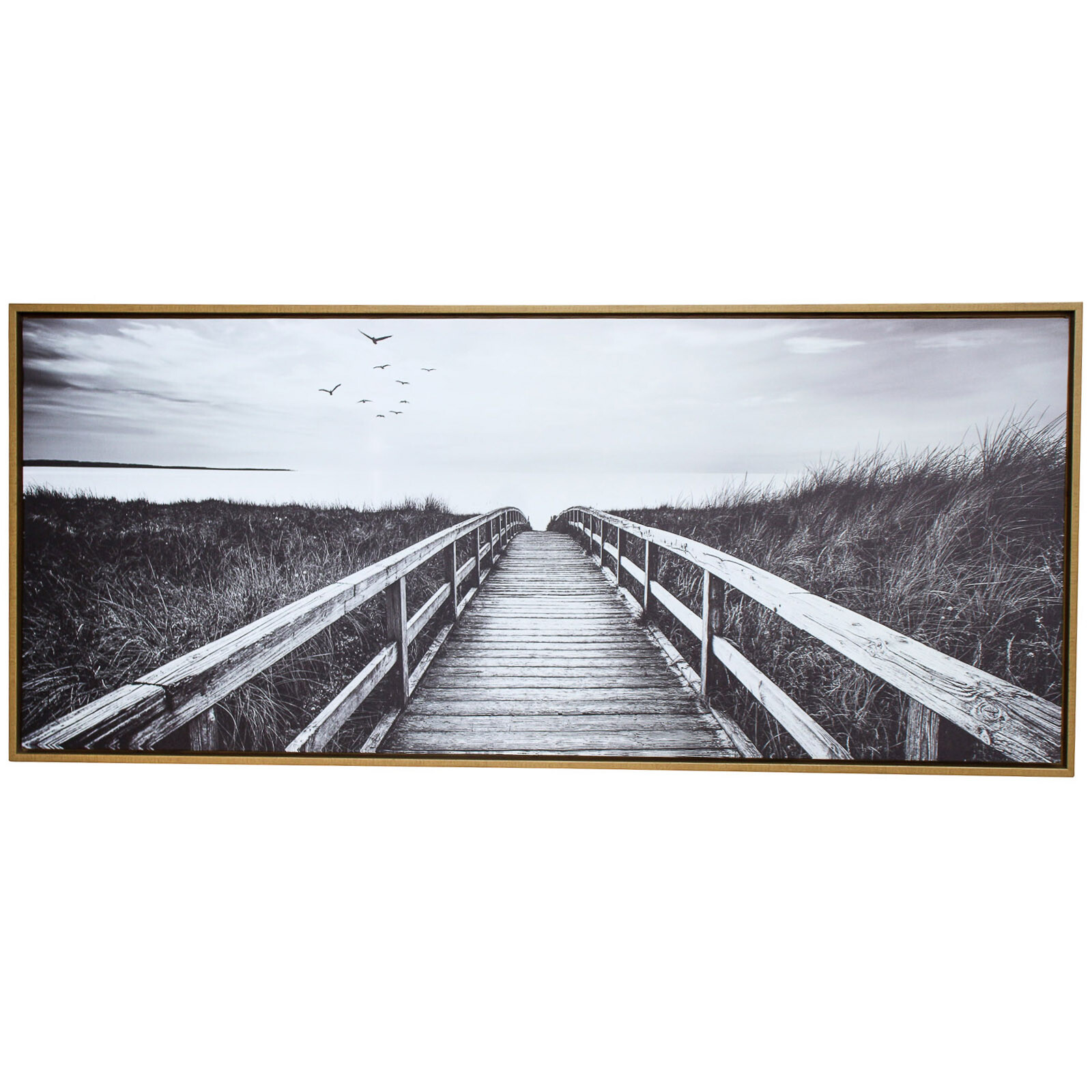 Framed Canvas Boardwalk