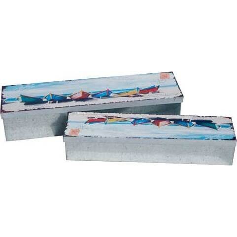 Tin Box - Beach Boats - Set 2