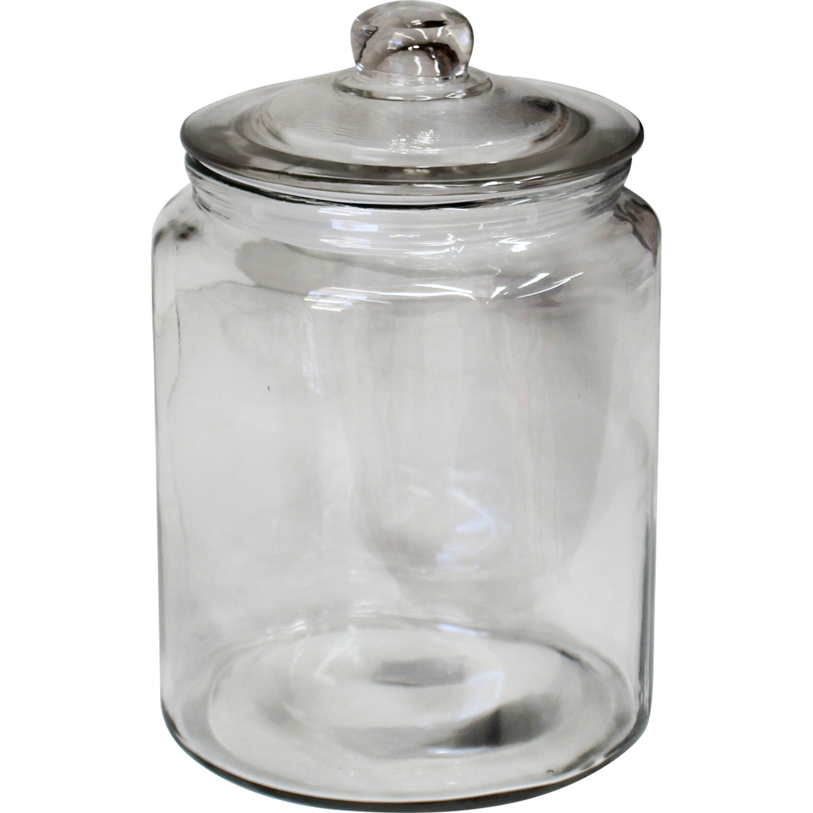 Biscotti Glass Jar Lrg