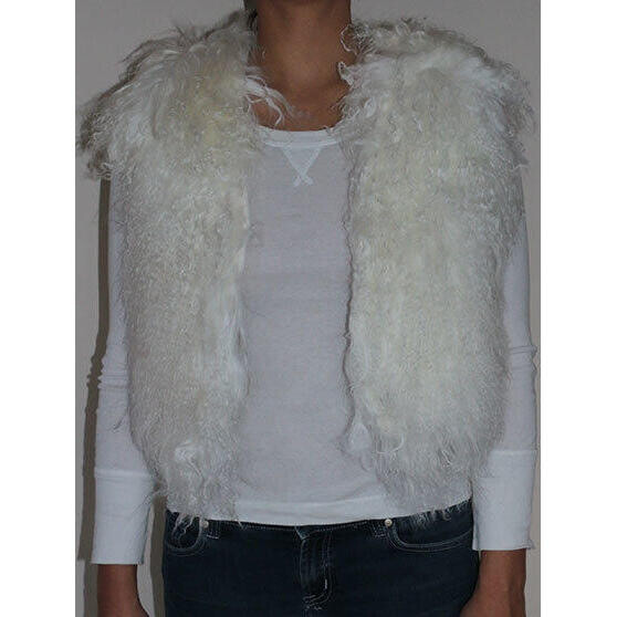 Short Vest Wool Snow