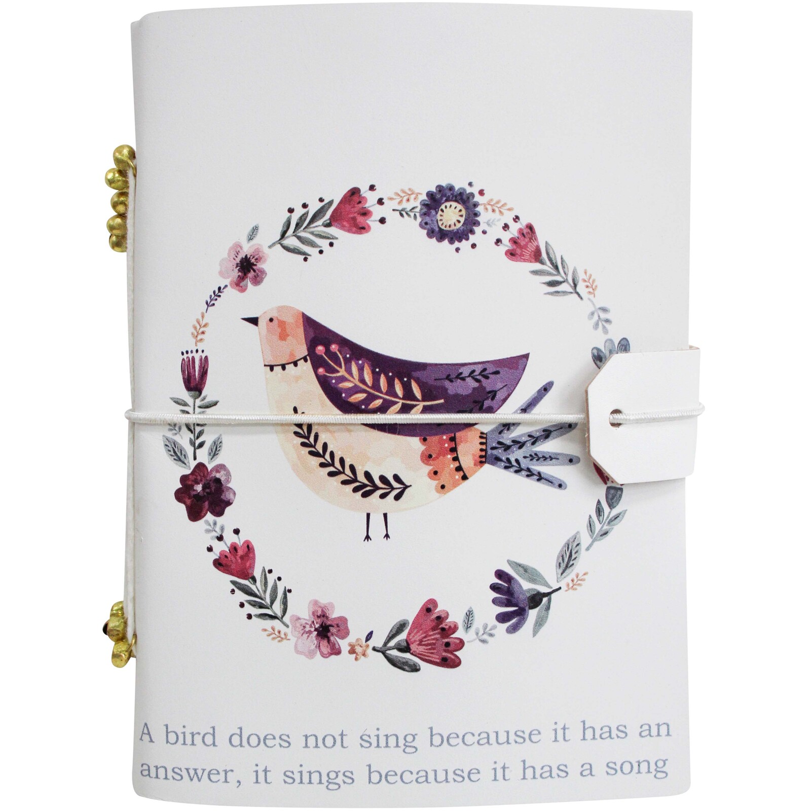 Leather N/Book Birds Song
