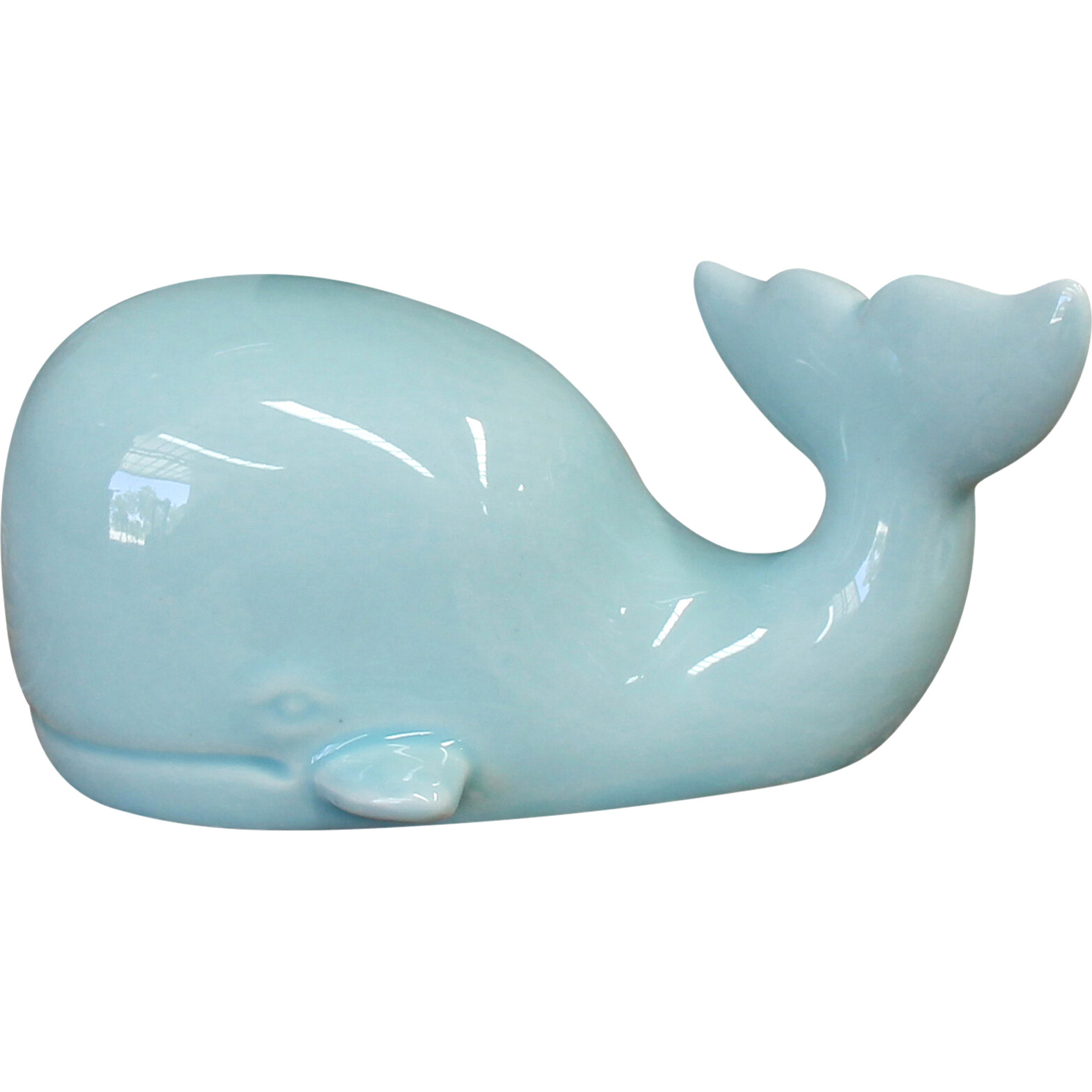 Whale Decor Lrg Seafoam