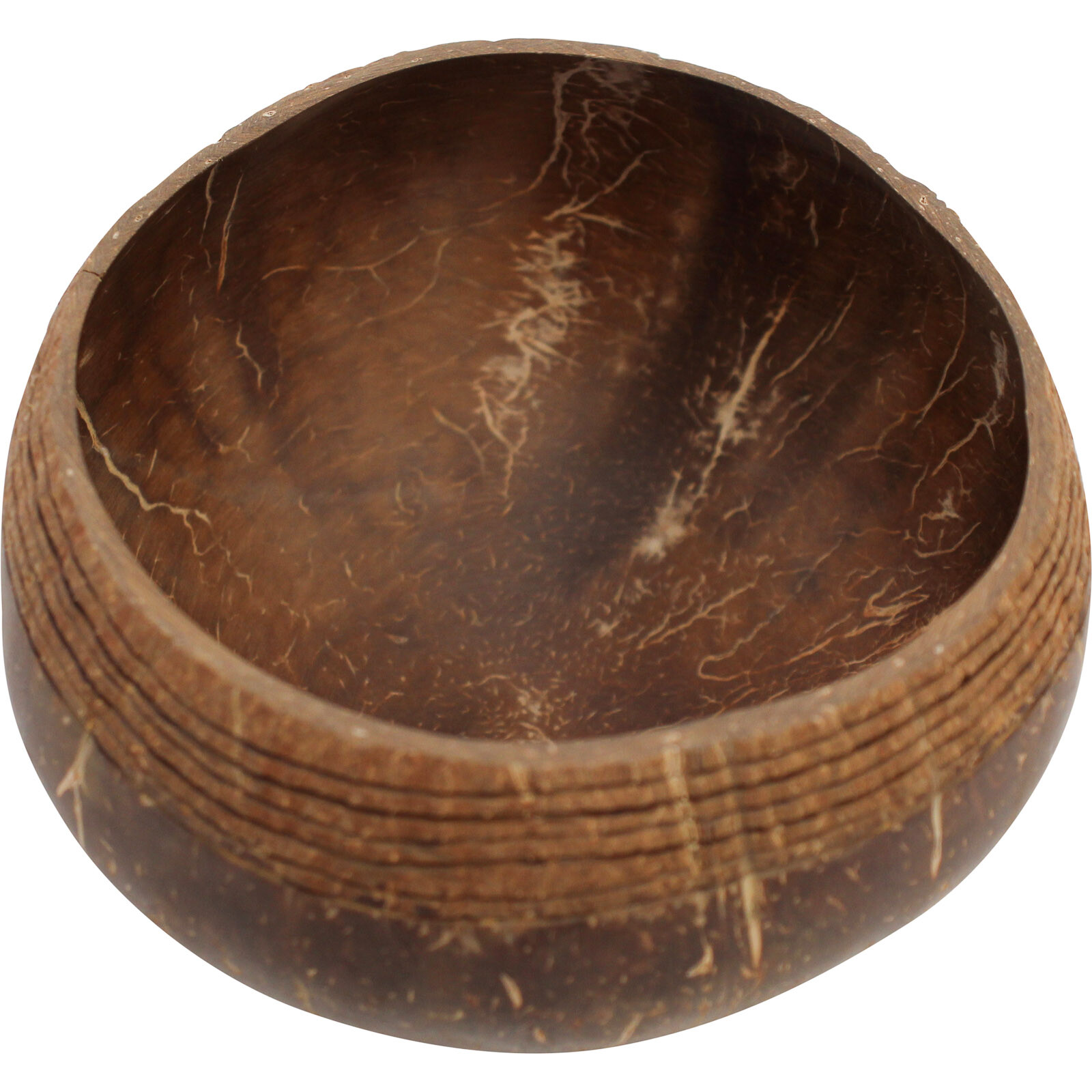 Coconut Bowl Border Carved