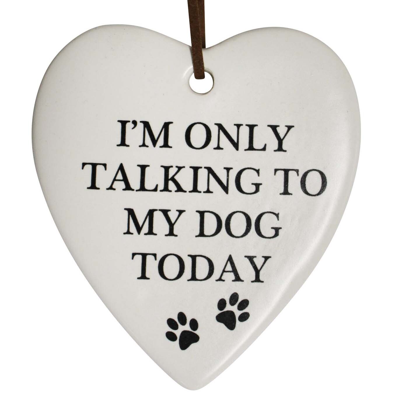 Hang Heart Talking Dog