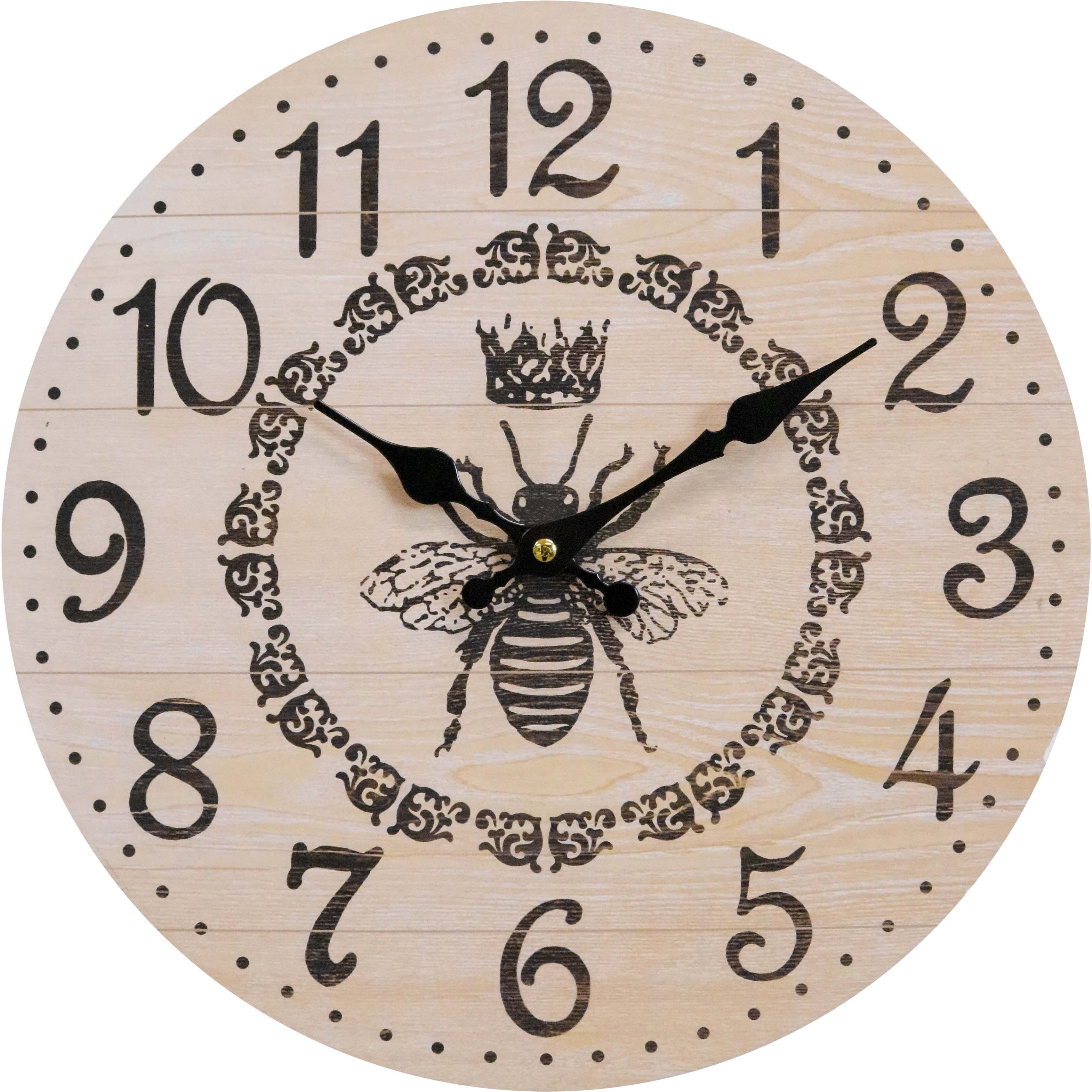 Clock Queen Bee 34cm