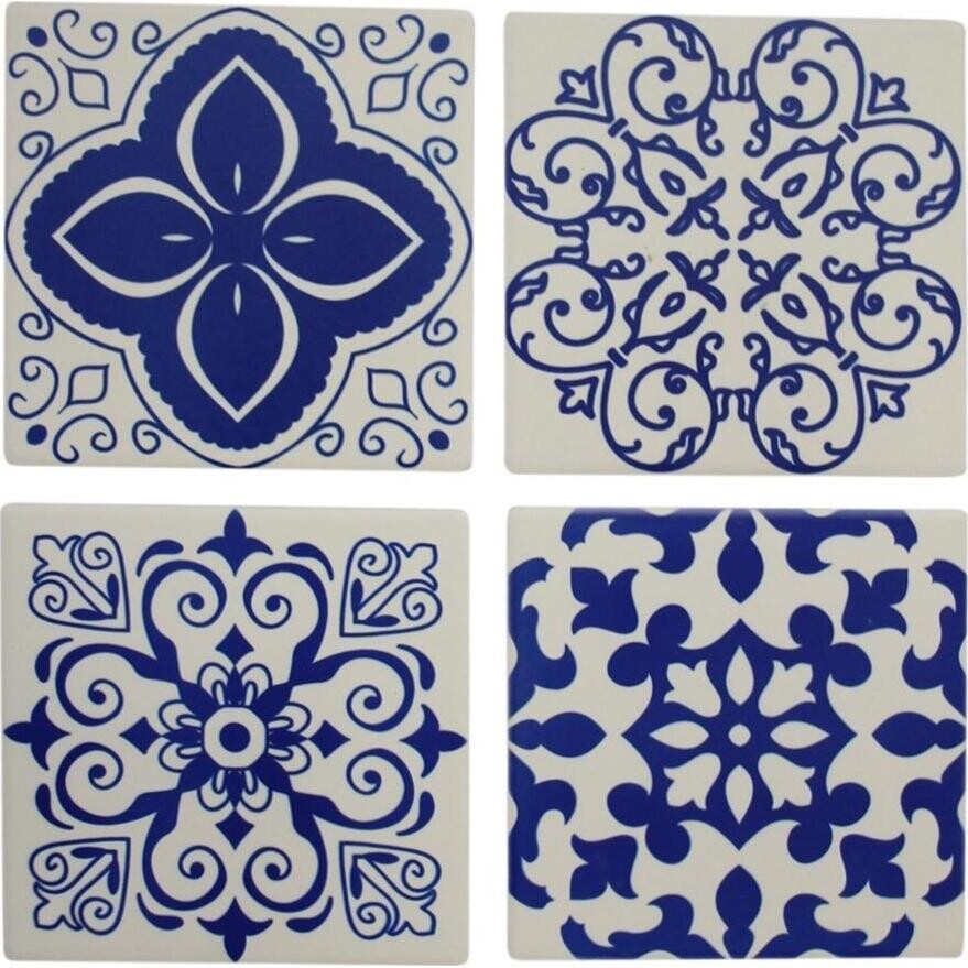 Coasters Abaca Blue Asstd