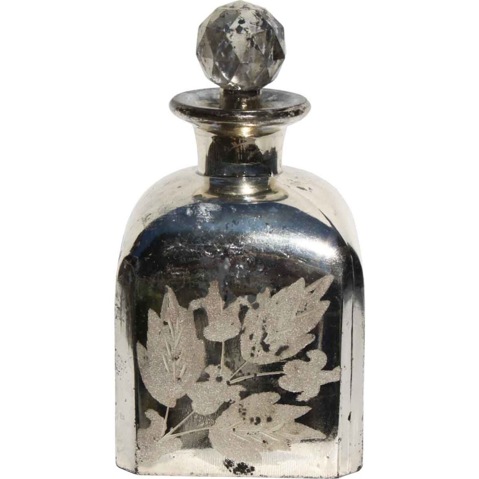 Stoppered Bottle - Silver Verso Large