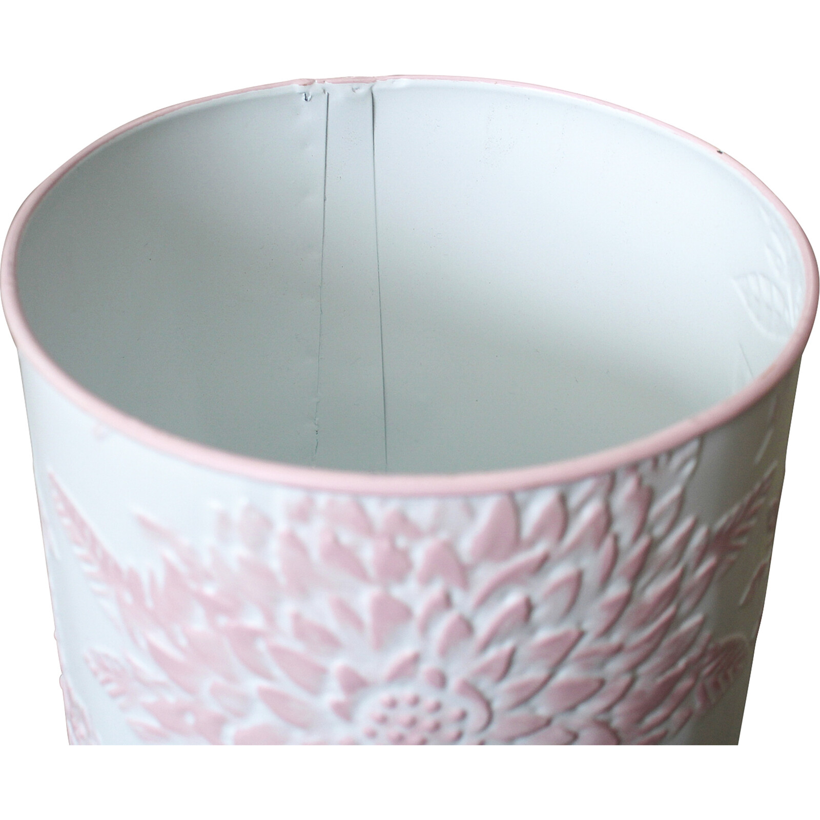 Plant Stand Pink Floral S/2