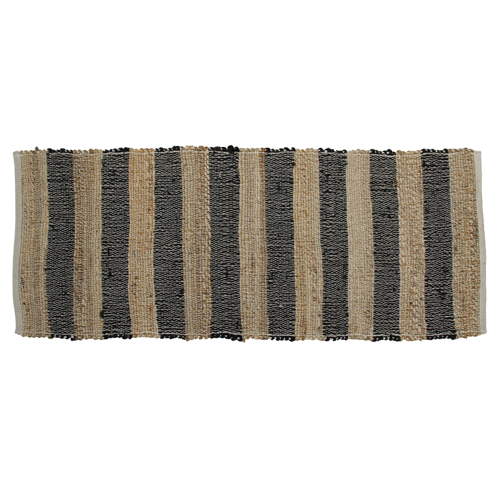 Rug Mat 150cm Bold Charcoal Stripe