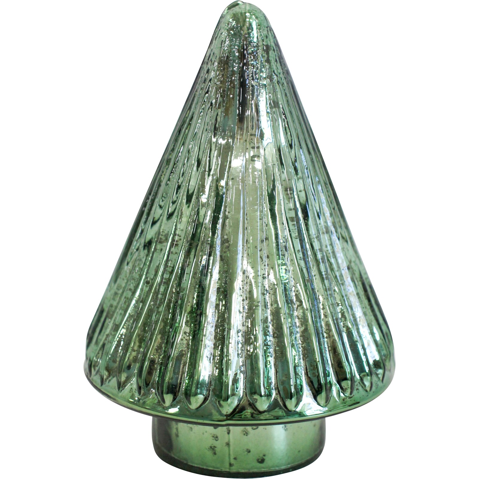 Glass Xmas Tree LED Glossy Laurel Sml