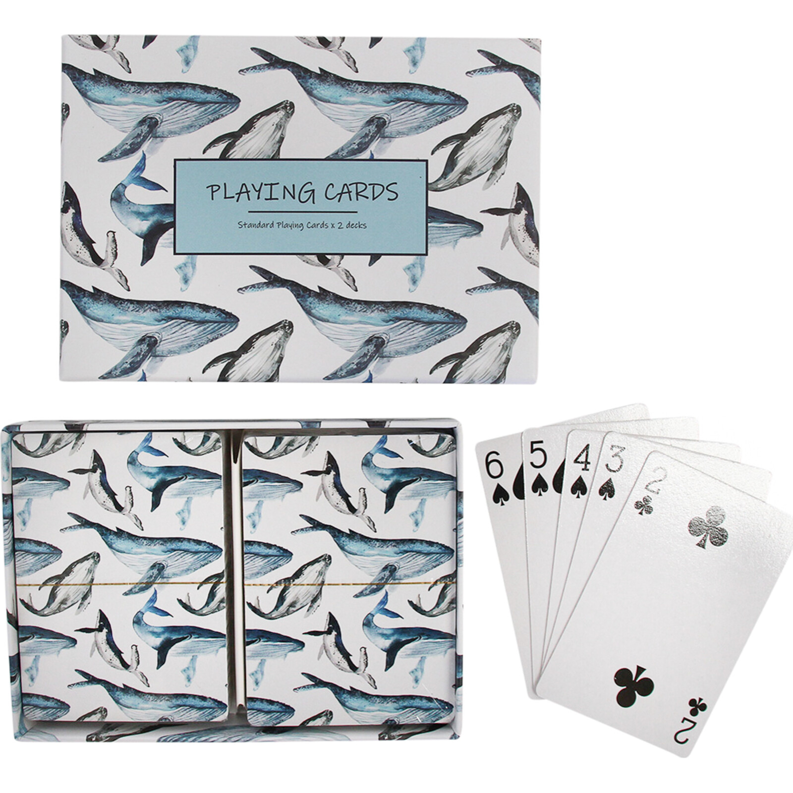 Playing Cards Whales