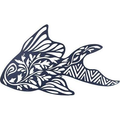 Wall Decor Fish Blue