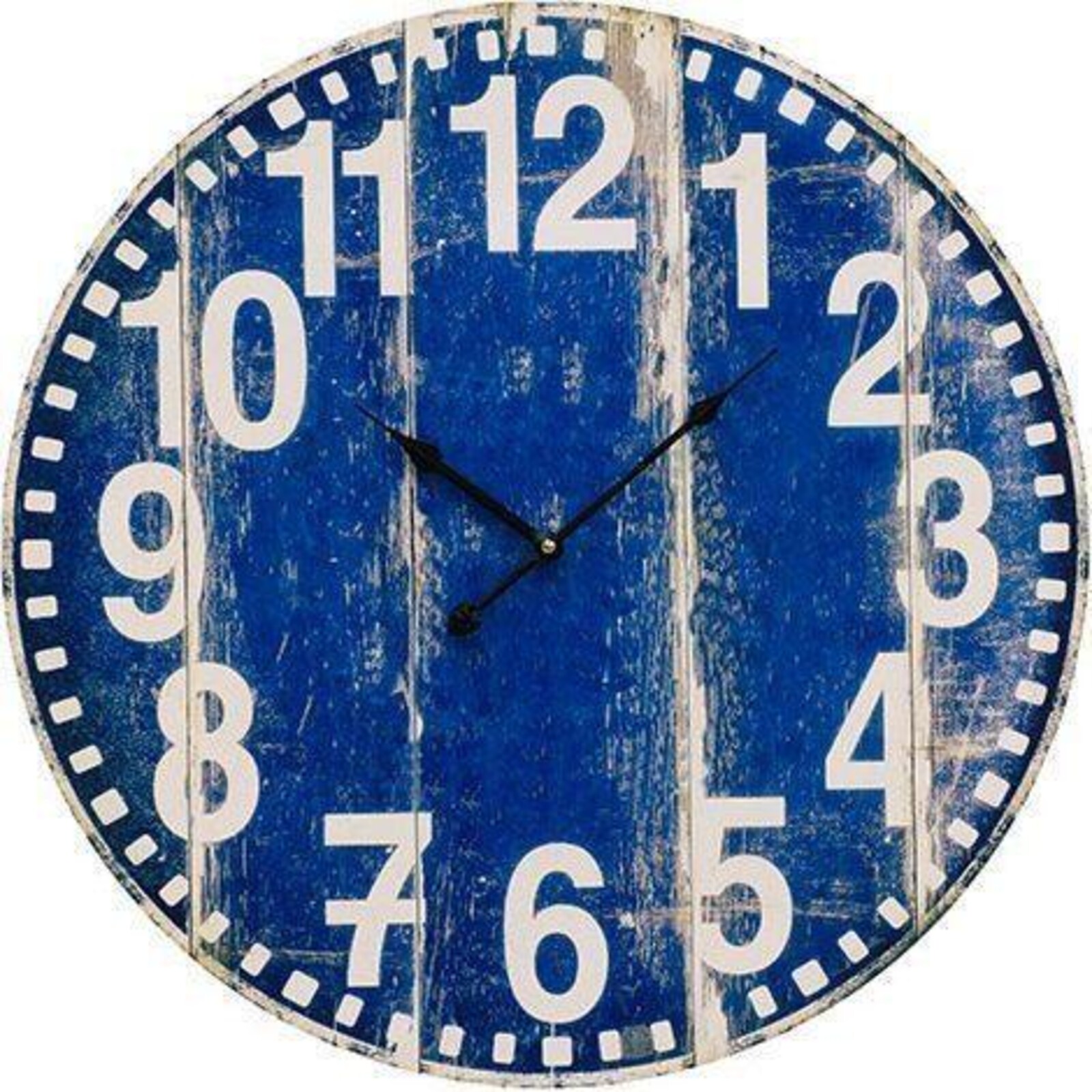 Clock Rustic Blue 