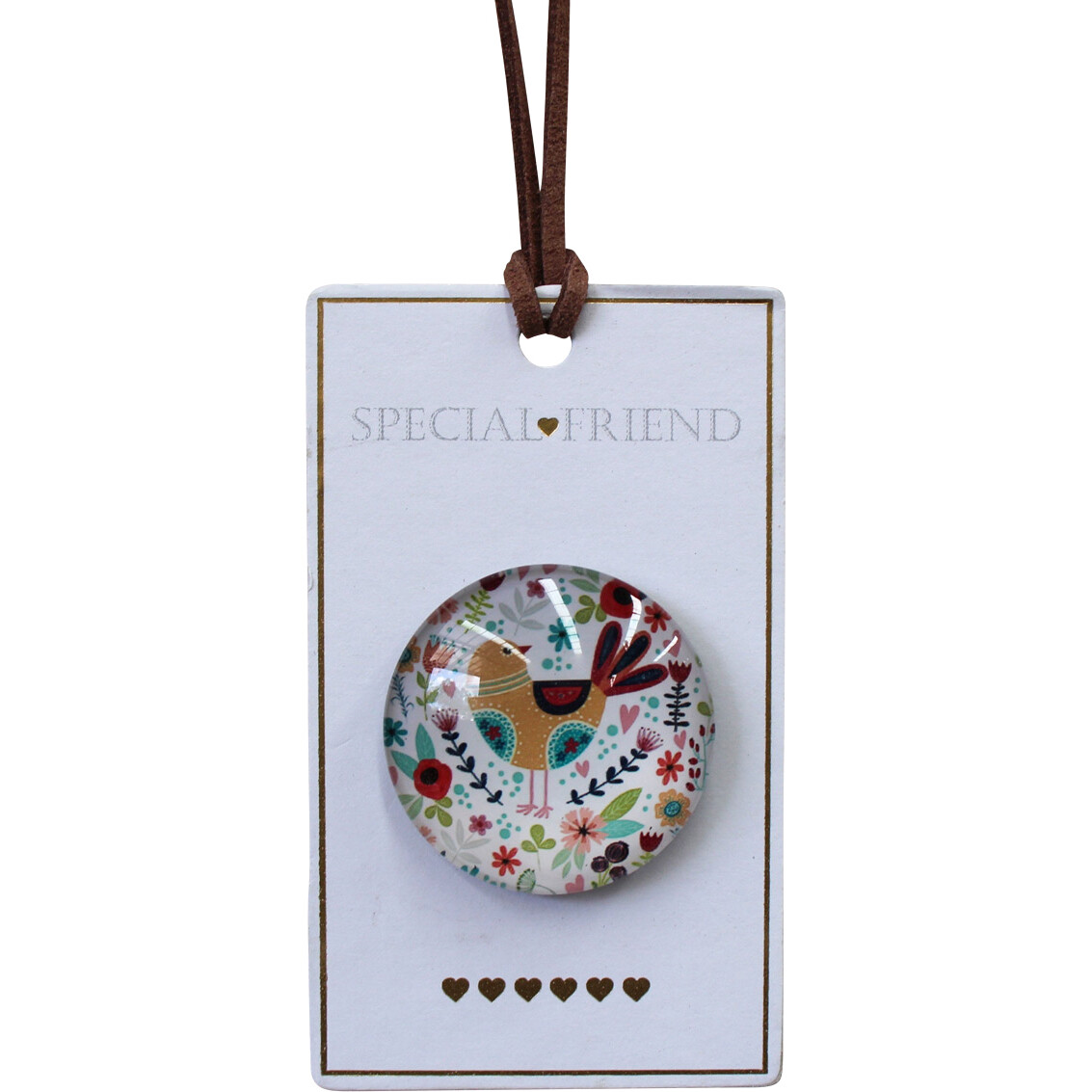 Gift Magnet Special Friend Folk Bird