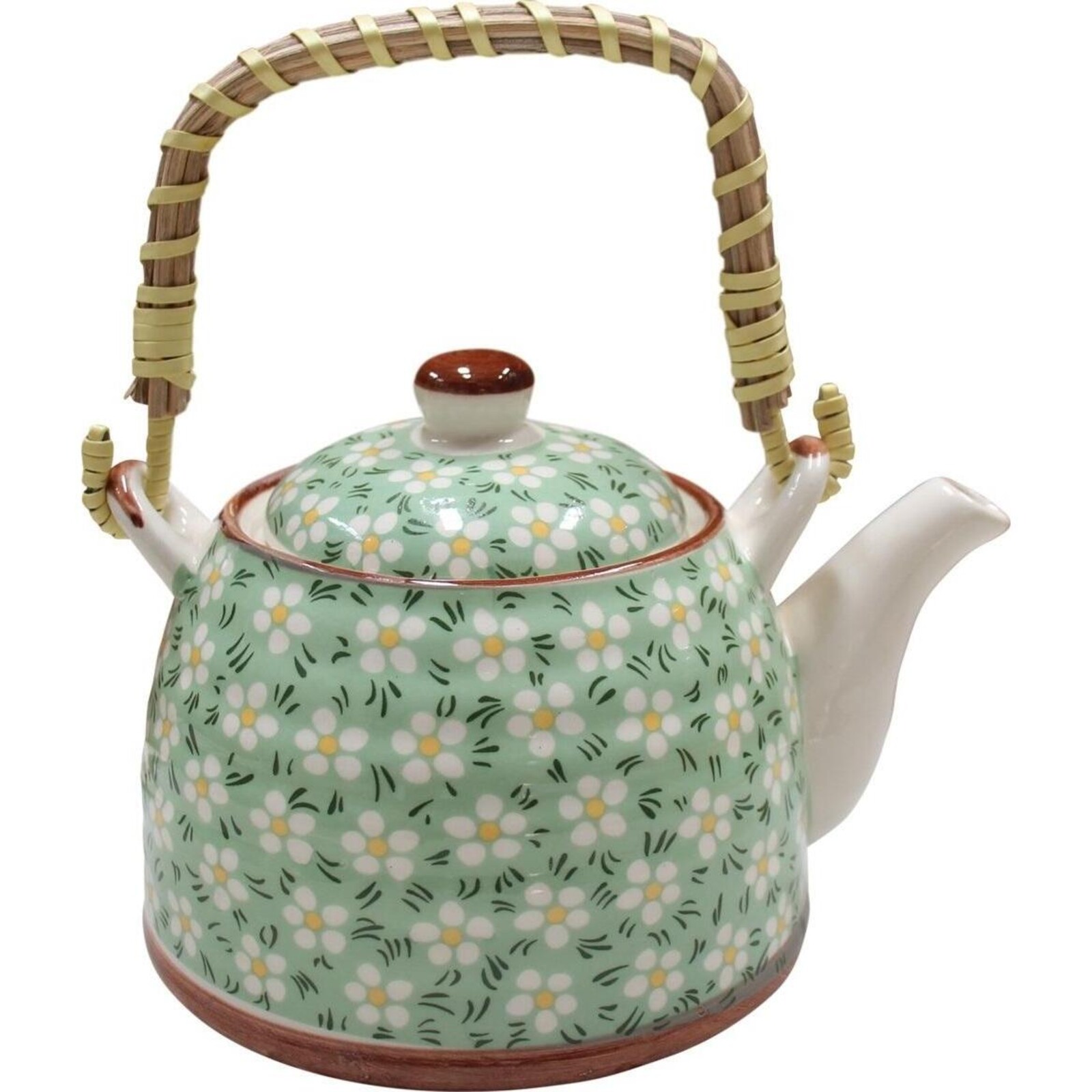 Teapot Daisy Green Sml