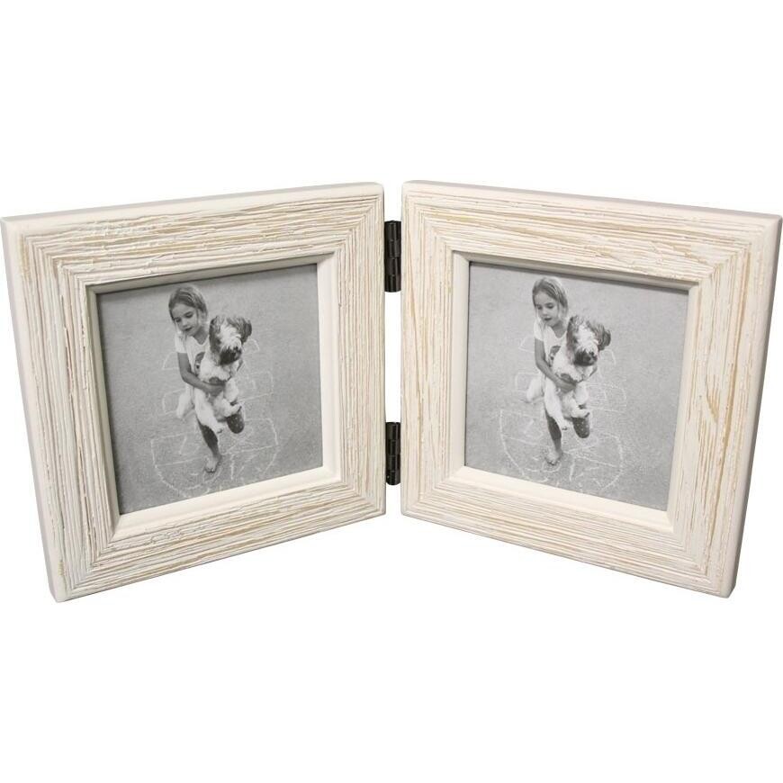 Frame Coastal Whitewash Double 4x4