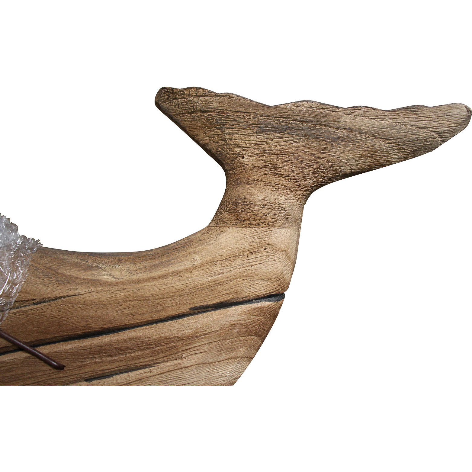 Whale Rustic Ornament