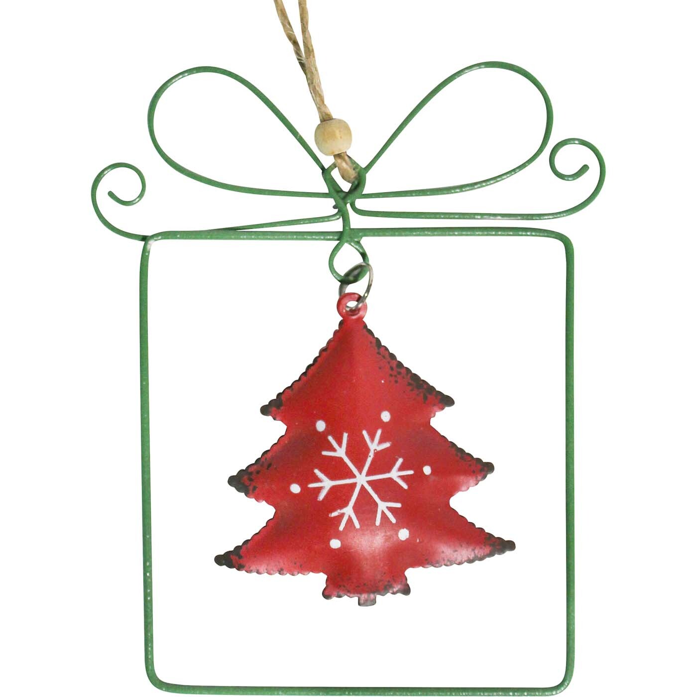 Xmas Tag Green/Red