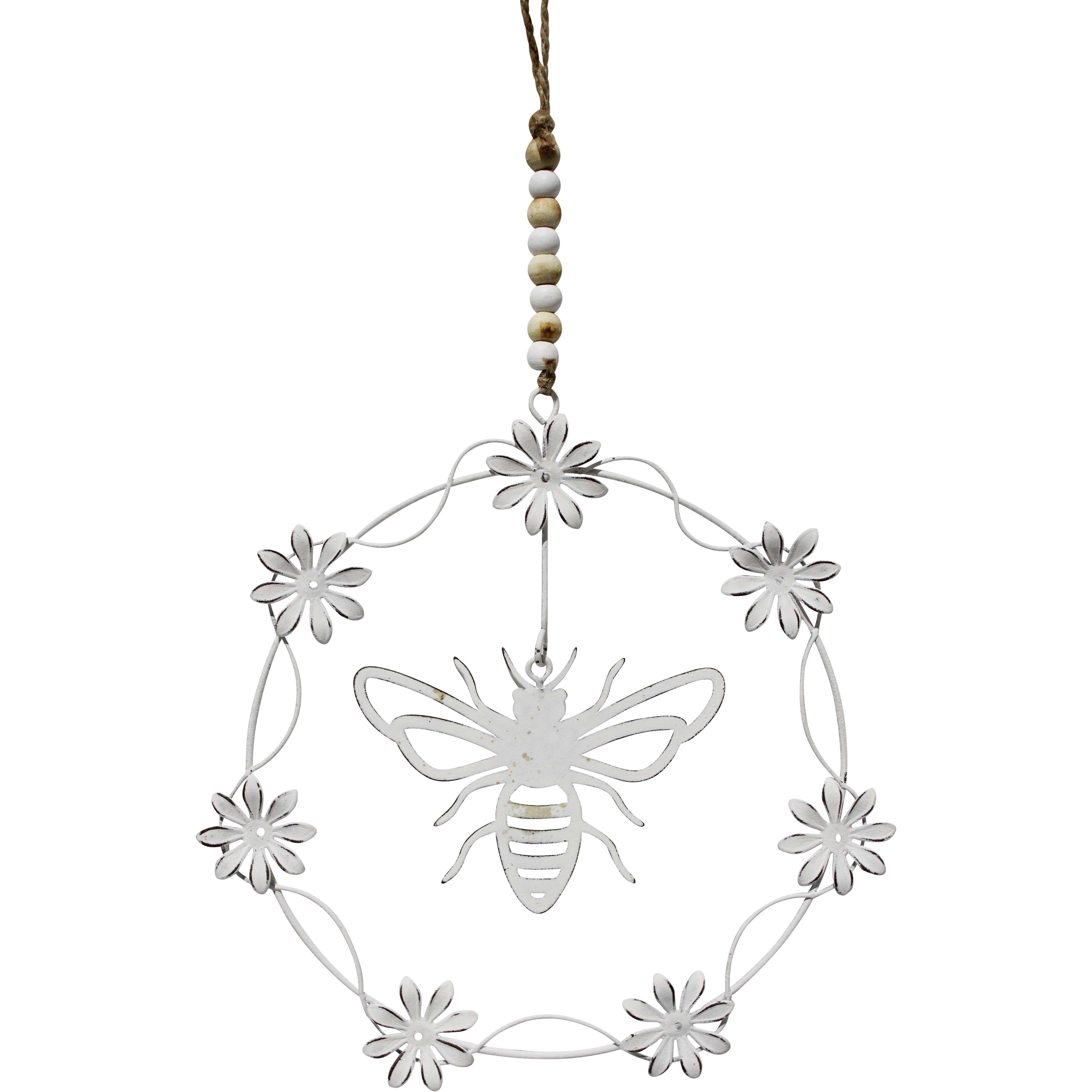 Metal Bee Wreath