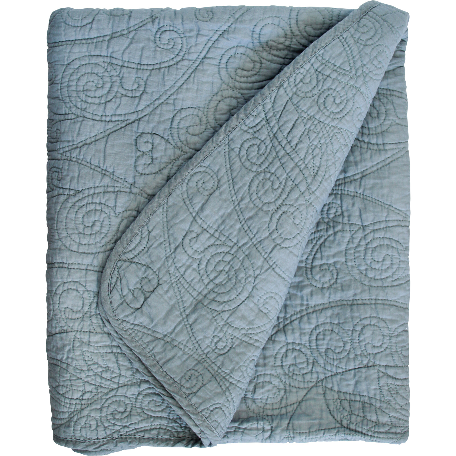 Quilted Throw/ Bedspread Sky