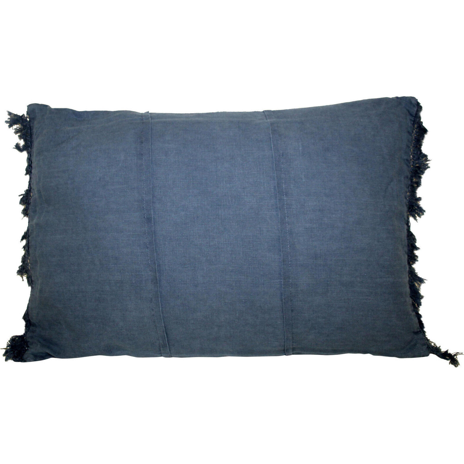 Cushion Linen Folk Navy
