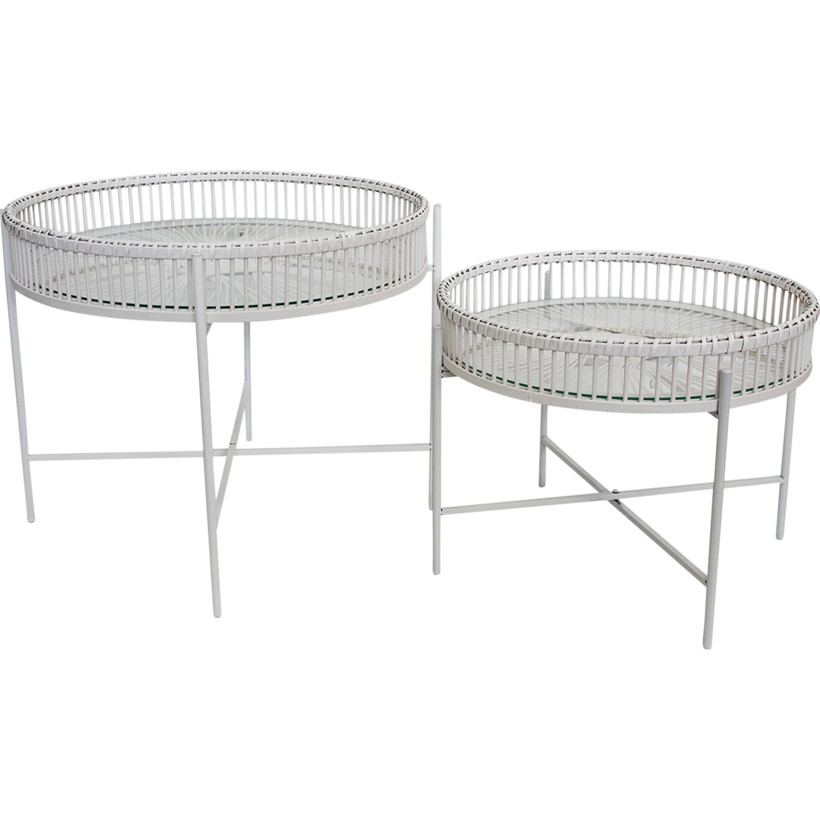 Side Tables Cape White S/2