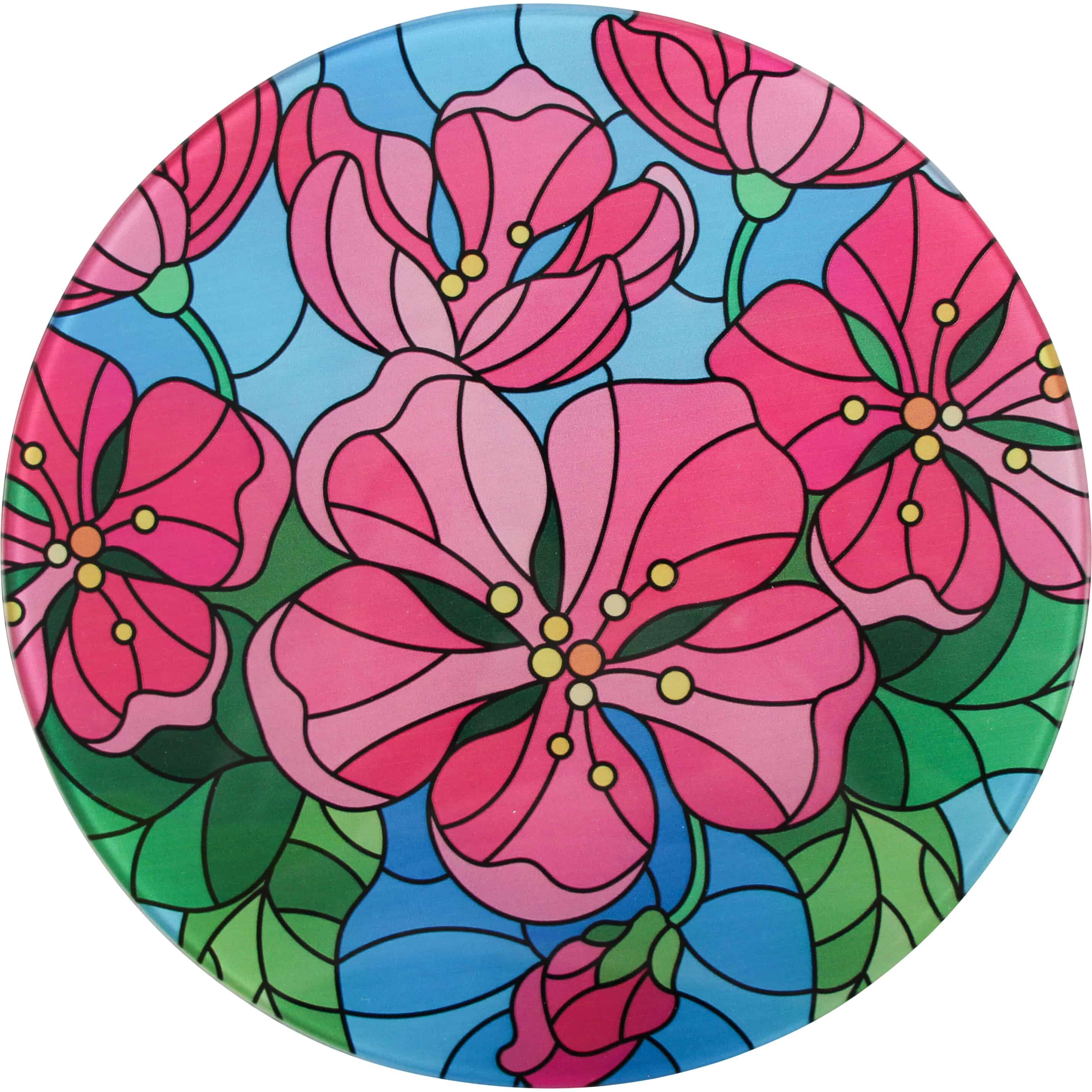 Glass Round Trivet Almalfi