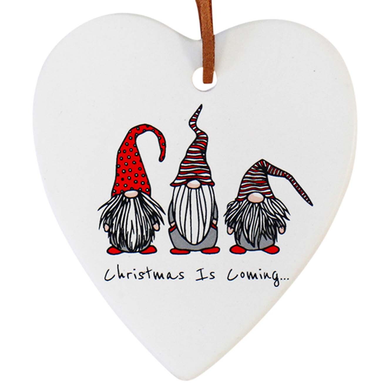 Hang Heart Xmas Gnomes