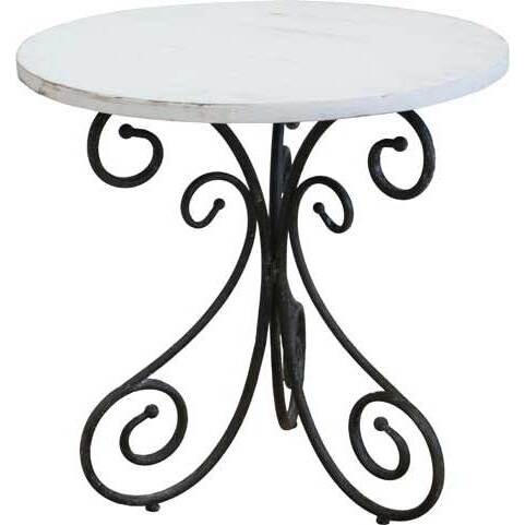 Table Curva Whitewash