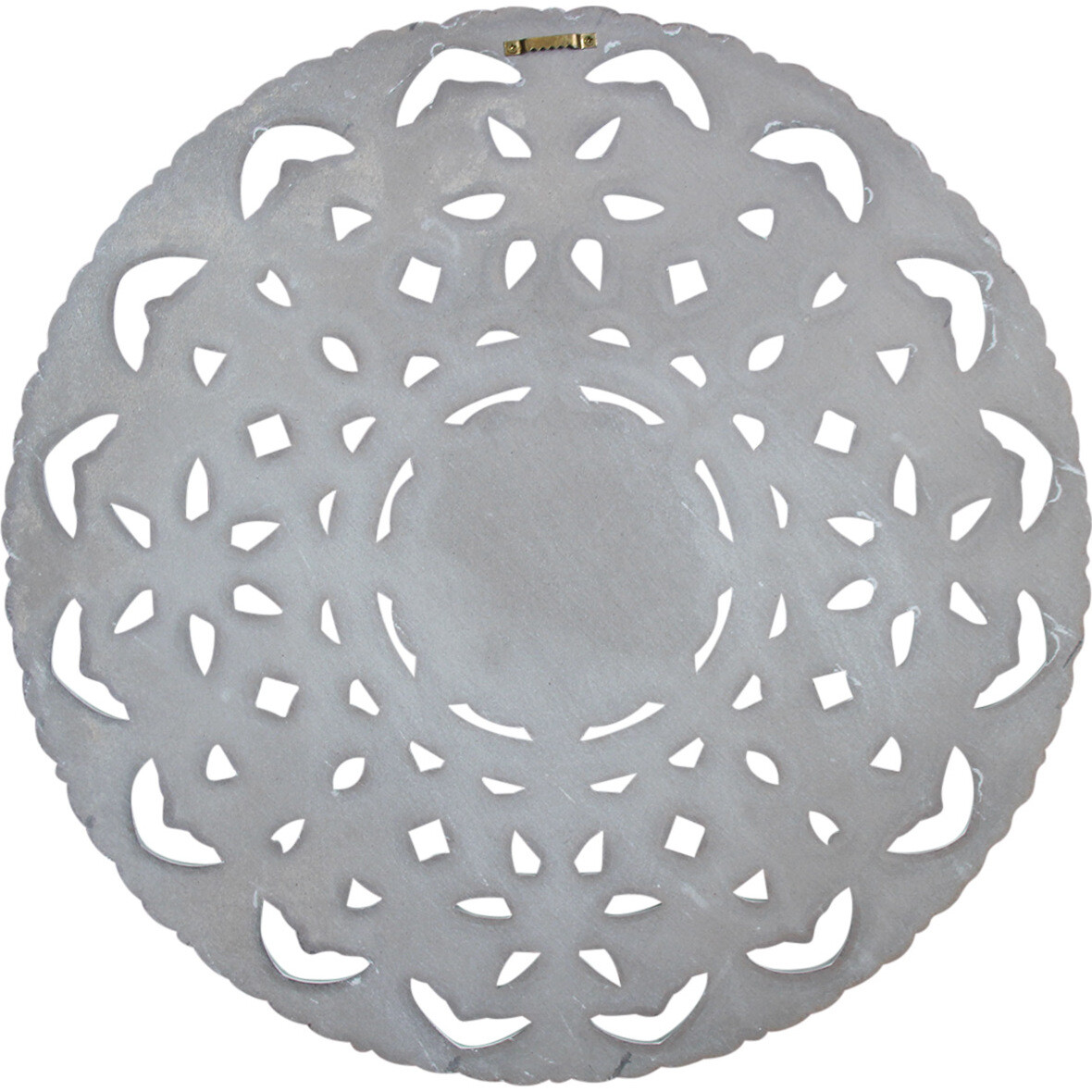 Wall Decor Mandala Grey Lrg