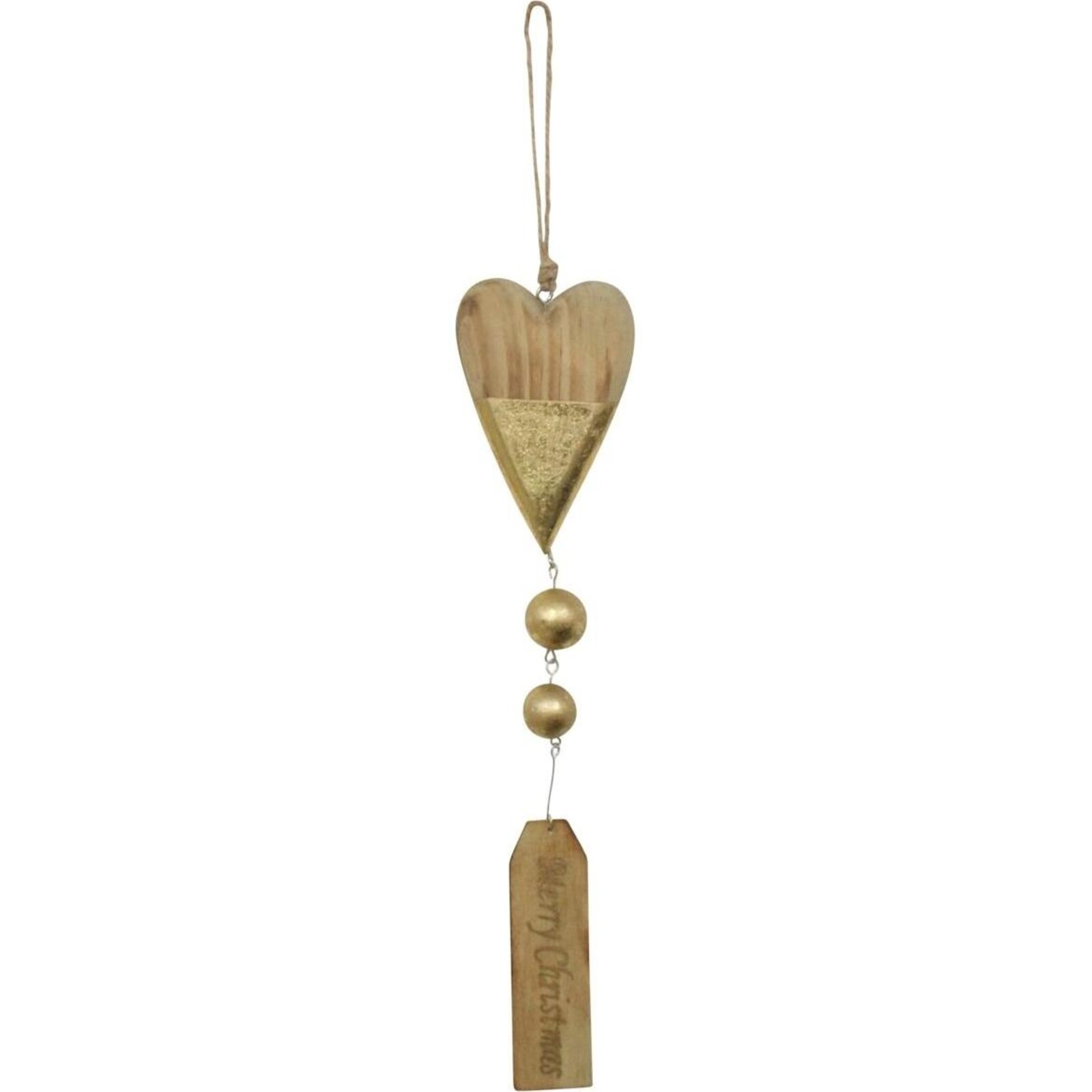 Hanging Heart Gold Dipped