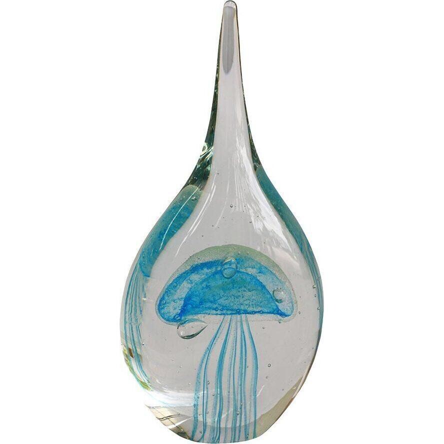 Paperweight Droplets Light Blue Jellyfish