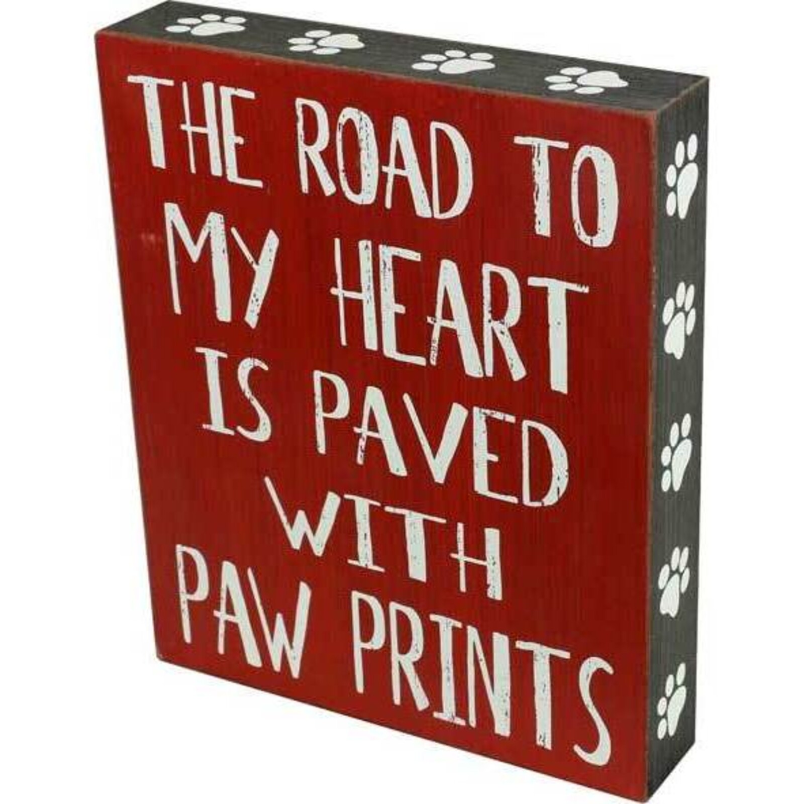 Standing Sign Paw Prints